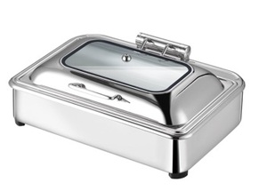 ЧАФИН ДИШ MVQ DE LUX 9 Л С ОТКИДНОЙ КРЫШКОЙ