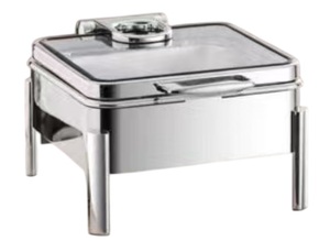 ЧАФИН ДИШ MVQ ROYAL 6 Л С ОТКИДНОЙ КРЫШКОЙ КВАДРАТНЫЙ