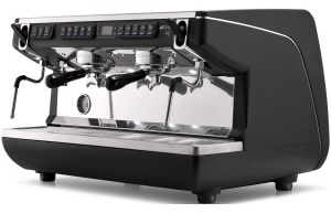 Кофемашина рожковая NUOVA SIMONELLI APPIA LIFE XT 2 GR V 220V высокая группа автомат черная