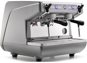 Кофемашина рожковая NUOVA SIMONELLI APPIA LIFE COMPACT 2GR S 220V высокая группа полуавтомат серая