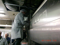 Монтаж коптильной камеры на фабрику-кухню сети "Азбука Вкуса"