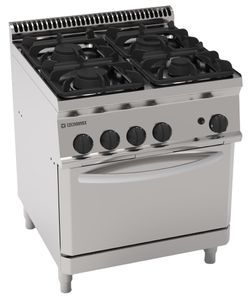 Плита 4 конфорочная 700 серии TECNOINOX PF70GG7 613011 газ