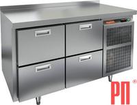 Стол холодильный HICOLD GN 22/TN