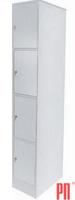 Шкаф для сумок металлический ITERMA шс-1 300х500х1860 4 ячейки