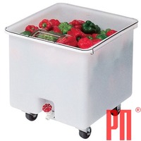 Контейнер CAMBRO для овощей с крышкой на колесиках демо сс32