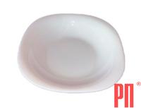 Тарелка NORMA CLASSIC глубокая 21 х 21 х 3,4 см 350-500 мл опаловое стекло (СТЕКЛОКЕРАМИКА)