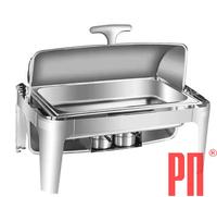 Чафин диш MVQ STANDART 9 л с крышкой ROLL-TOP 1 гастроемкость прямоугольный