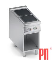 Плита 2 конфорочная 900 серии VEROTERM VT4CUEP05VV с открытым шкафом