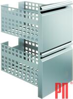 Блок ящиков глубоких для стола POLAIR с боковым агрегатом GN-G (ДВА глубоких)