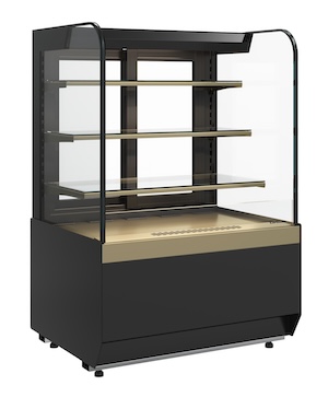 ВИТРИНА ХОЛОДИЛЬНАЯ КОНДИТЕРСКАЯ KR70 VM 0,9-2 STANDARD 9005-0109 ОТКРЫТАЯ