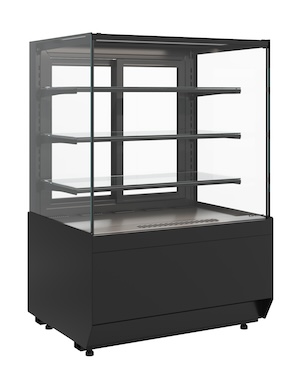 Витрина холодильная кондитерская KC70 VM 0,9-1 LIGHT версия 2.0 (9005)