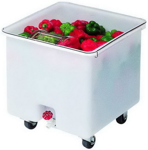 Контейнер CAMBRO для овощей с крышкой на колесиках сс32