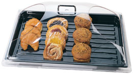 Крышка CAMBRO с торцевым вырезом для подноса DD1220ECW135