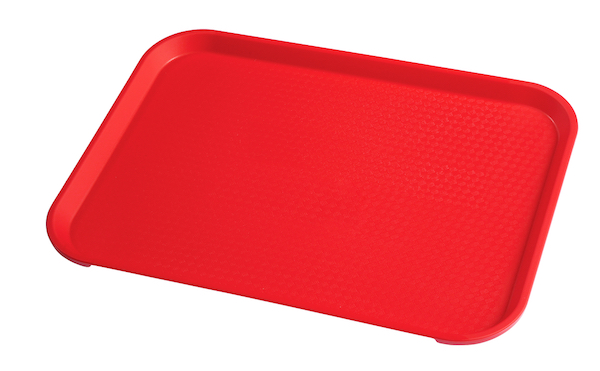 Поднос пластик CAMBRO 35х45 красный 163 1418FF