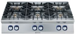 Плита 6 конфорочная 900 серии ELECTROLUX PROFESSIONAL E9GCGL6C00 391011 газ