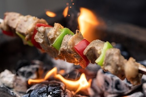 Портативный угольный гриль Grillvett Mini Yaki