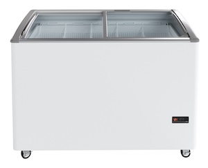 Ларь морозильный с гнутым стеклом HAIER SD-416