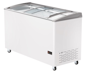 Ларь морозильный с гнутым стеклом HAIER SD-516 AELUA с LED-ПОДСВЕТКОЙ