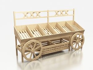 Стенд телега 2500х800х1200Н