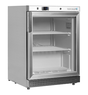 Шкаф морозильный со стеклом TEFCOLD UF200SG-P нержавеющий Шкаф морозильный со стеклом TEFCOLD UF200SG-P нержавеющий