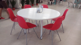 Столовая в Технопарке «Сколково» - индустриальный стиль для нанотехнологий!