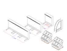 обновление библиотеки моделей холодильного оборудования 3D